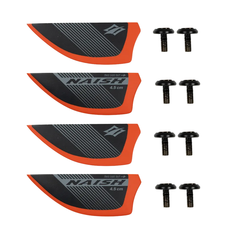 Naish Fins G10 Twintip Fin Set aileron asymétrique 4,5 cm
