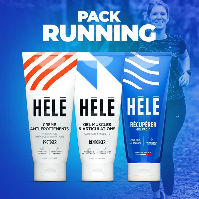 Hélé Pack Running routine coureur 3 soins
