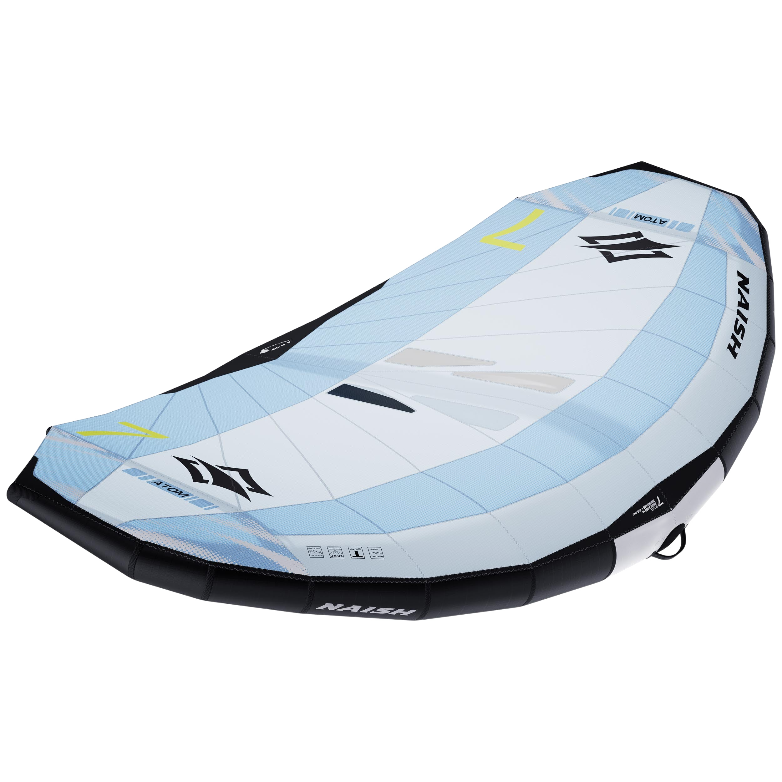 Naish Atom Aile Wing 7m Bleu Light Wind