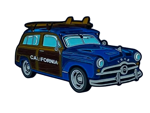 Surfpistols Magnet Woodie Aimant Frigo Combi