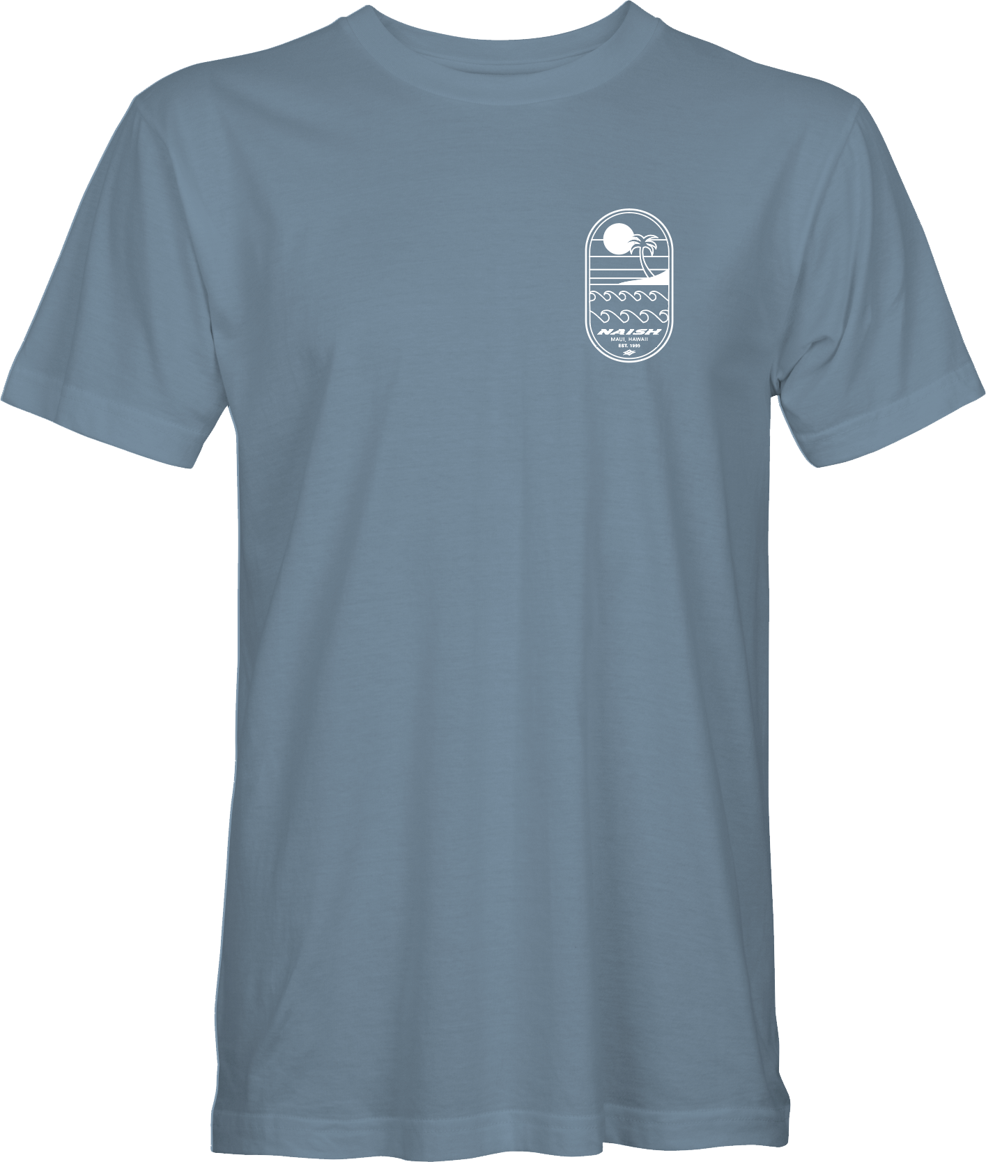 Naish Team Wear Maui Oval Tee t-shirt bleu M