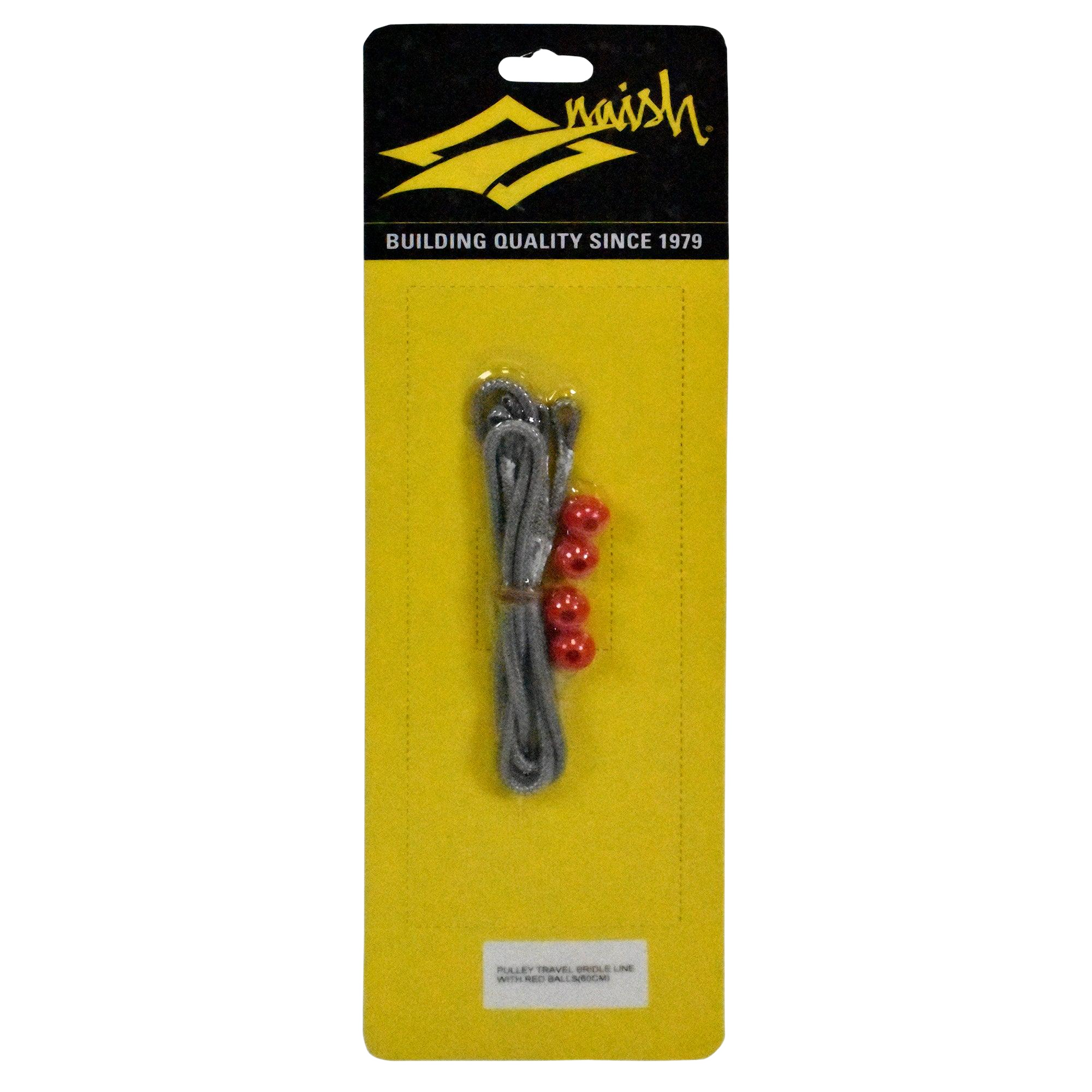 Naish Pulley Travel Bridle Line bride kite 60cm billes rouges