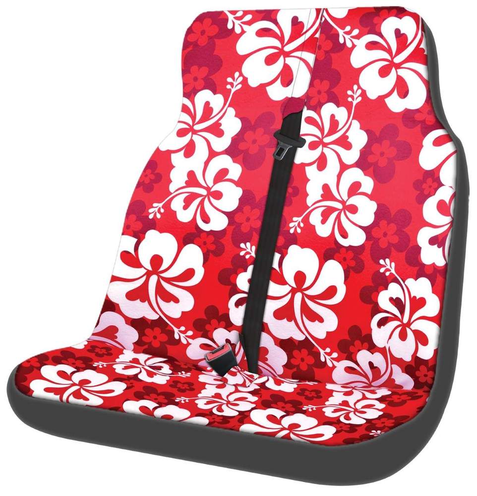 SURFPISTOLS Idées cadeaux HOUSSE SIEGE DOUBLE VAN Hibiscus