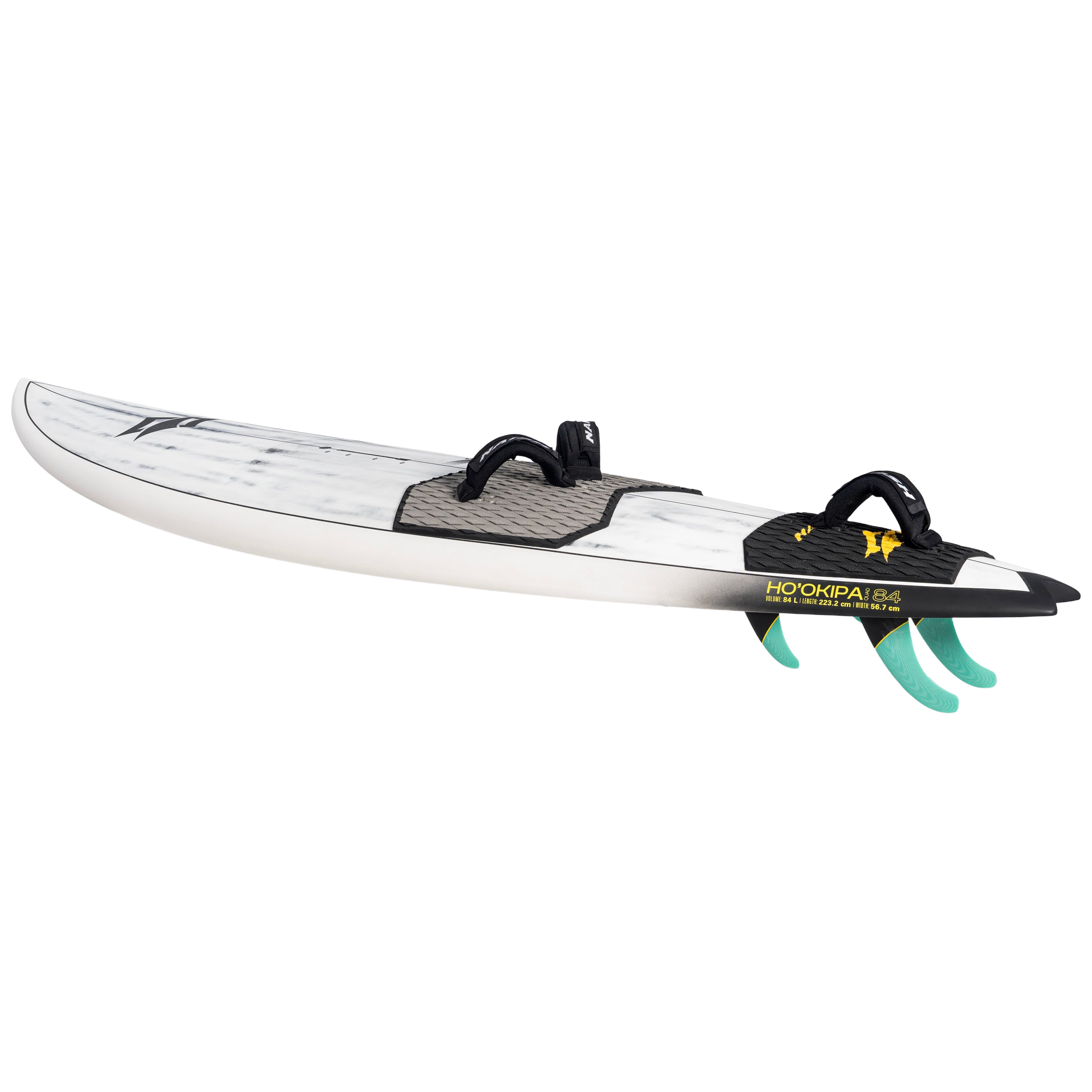 Naish Hookipa Quad Planche Windsurf 96L Blanc/Noir vague