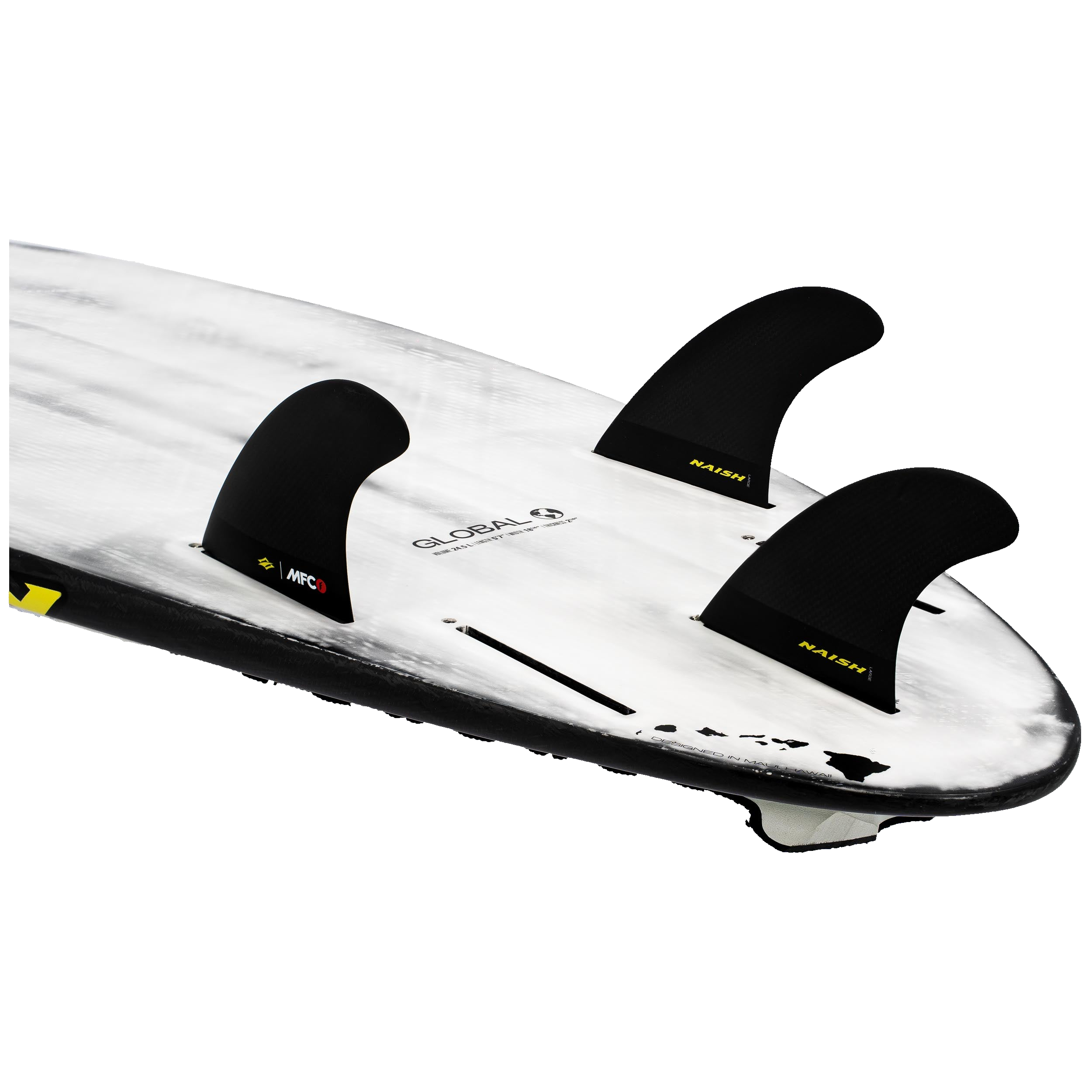 Naish Global planche de kitesurf Blanc 5'7 / 24.5L vague