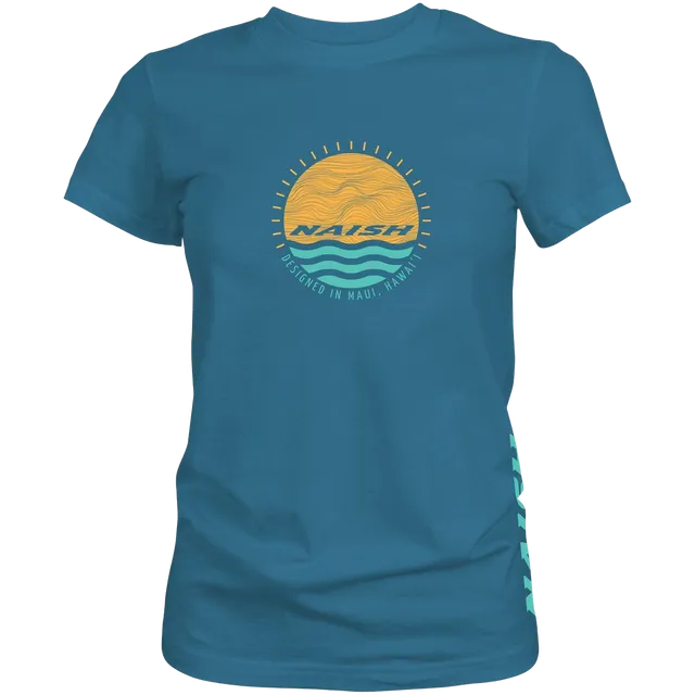 Naish Sunset t-shirt femme M coton coupe slim
