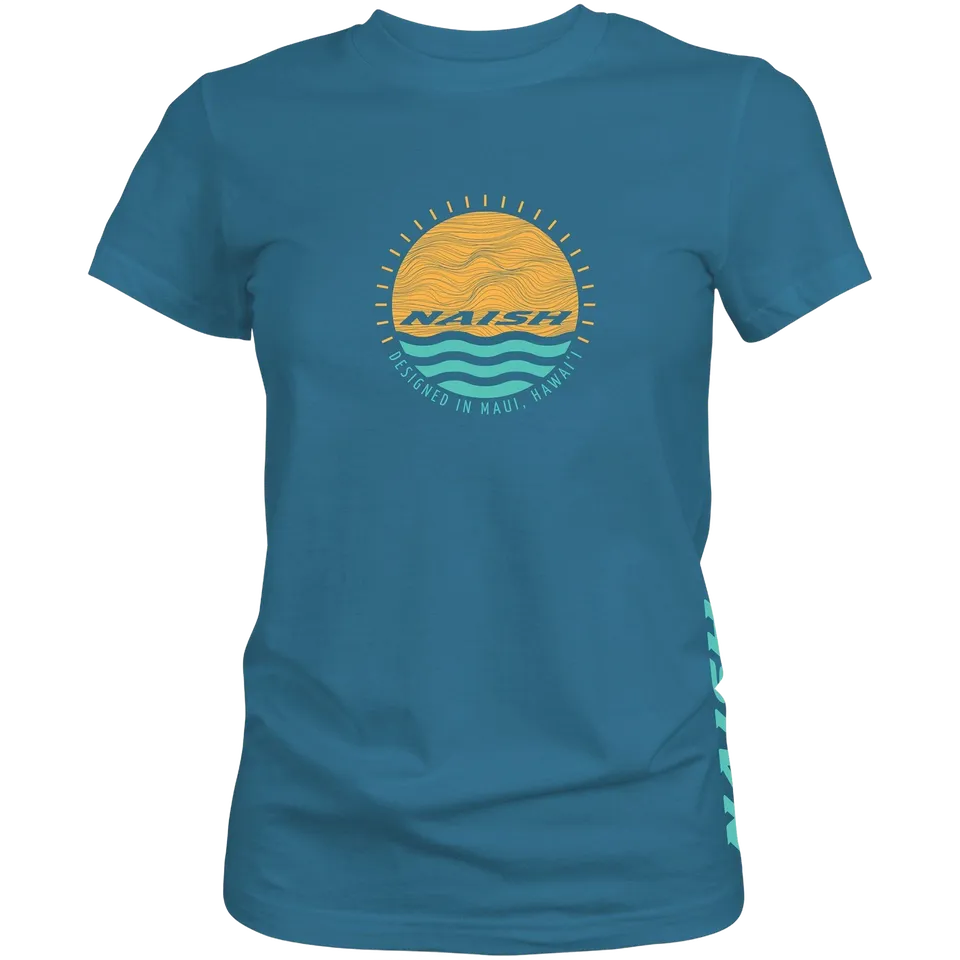 Naish Sunset t-shirt femme M coton coupe slim