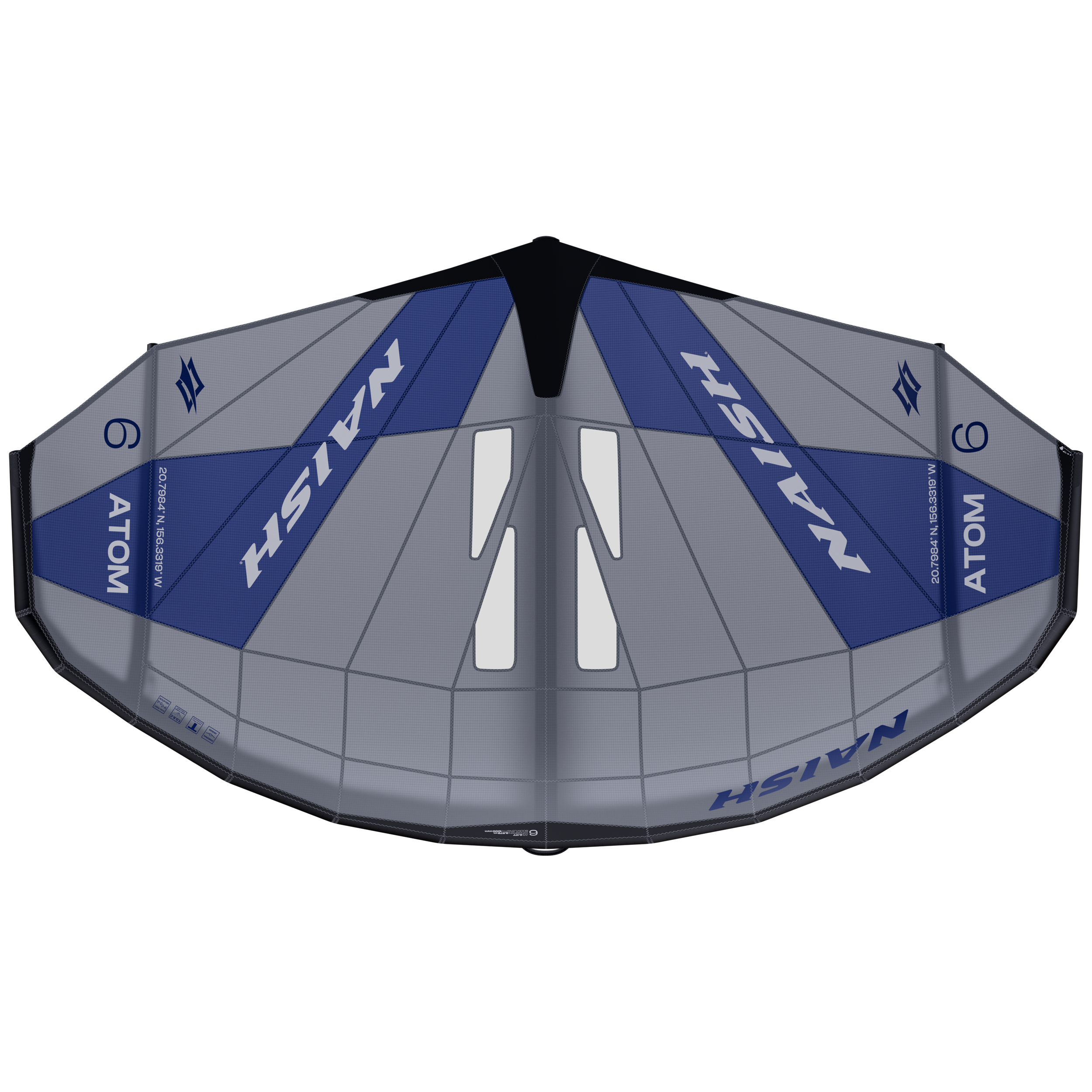 Naish Atom aile wing 6.0 rouge blanc lightwind