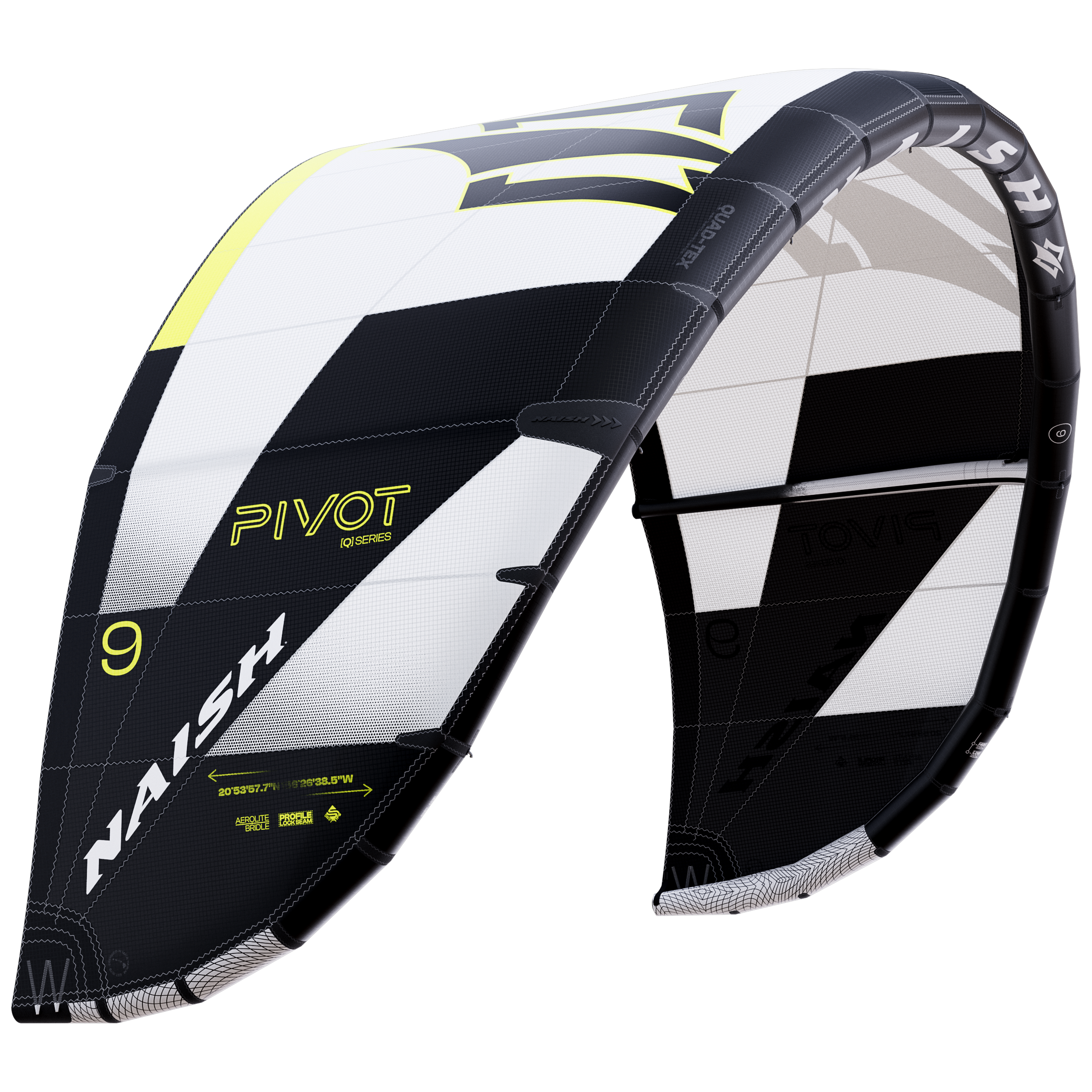 Naish Pivot aile kite violette 9m freeride polyvalente