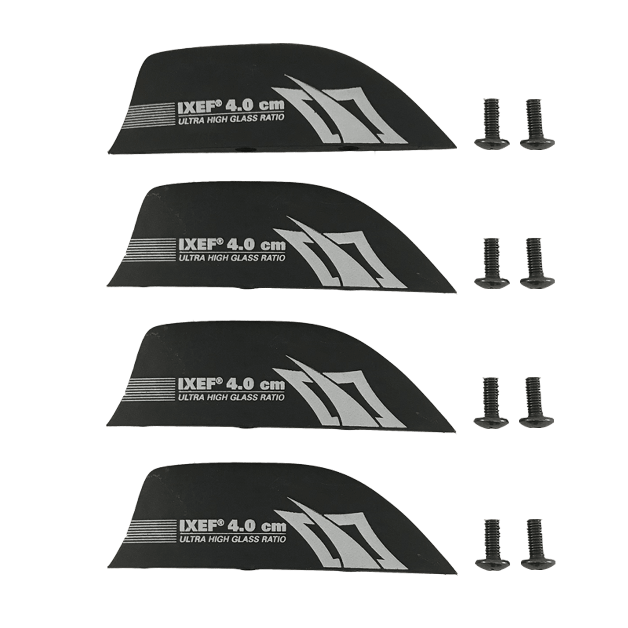 Naish IXEF 4.0 ailerons twin tip 4 cm