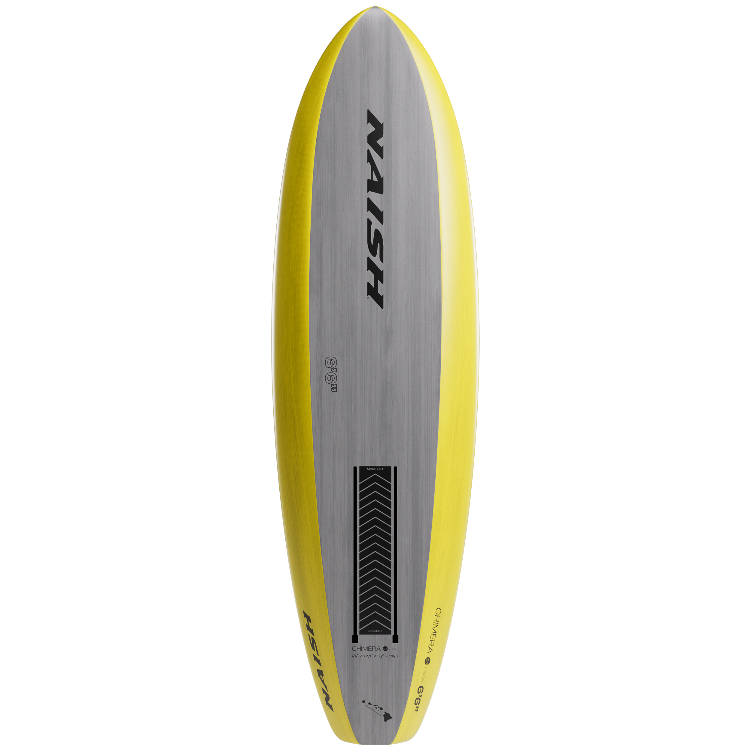 Naish Chimera NVision planche foil 68L 6'0" Jaune