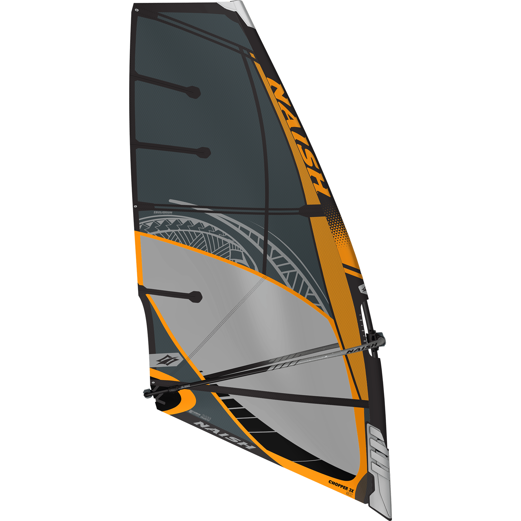 Naish Sails S26 Chopper 3X voile vague noir 4.5