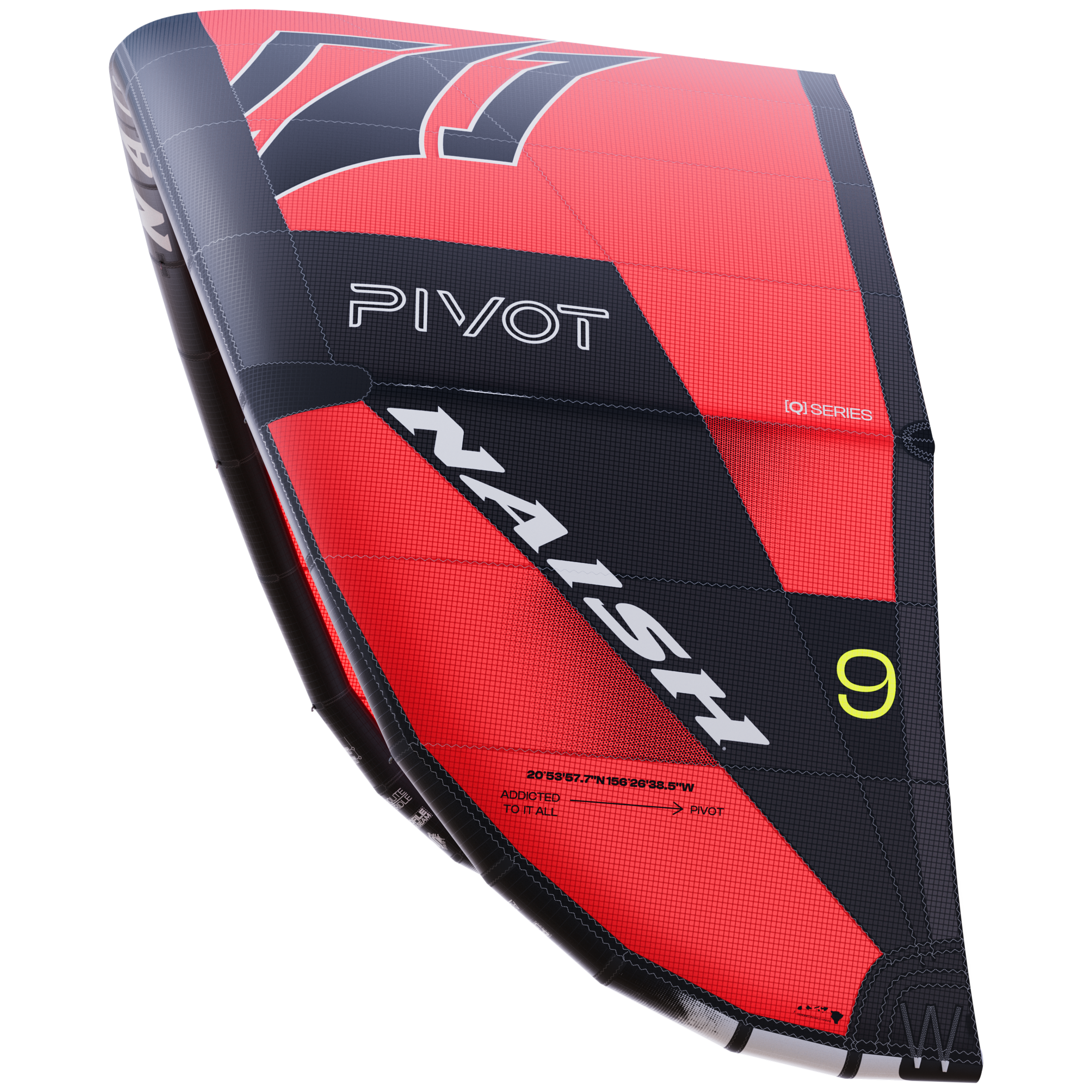 Naish Pivot [Q]Series kite 9 m rouge