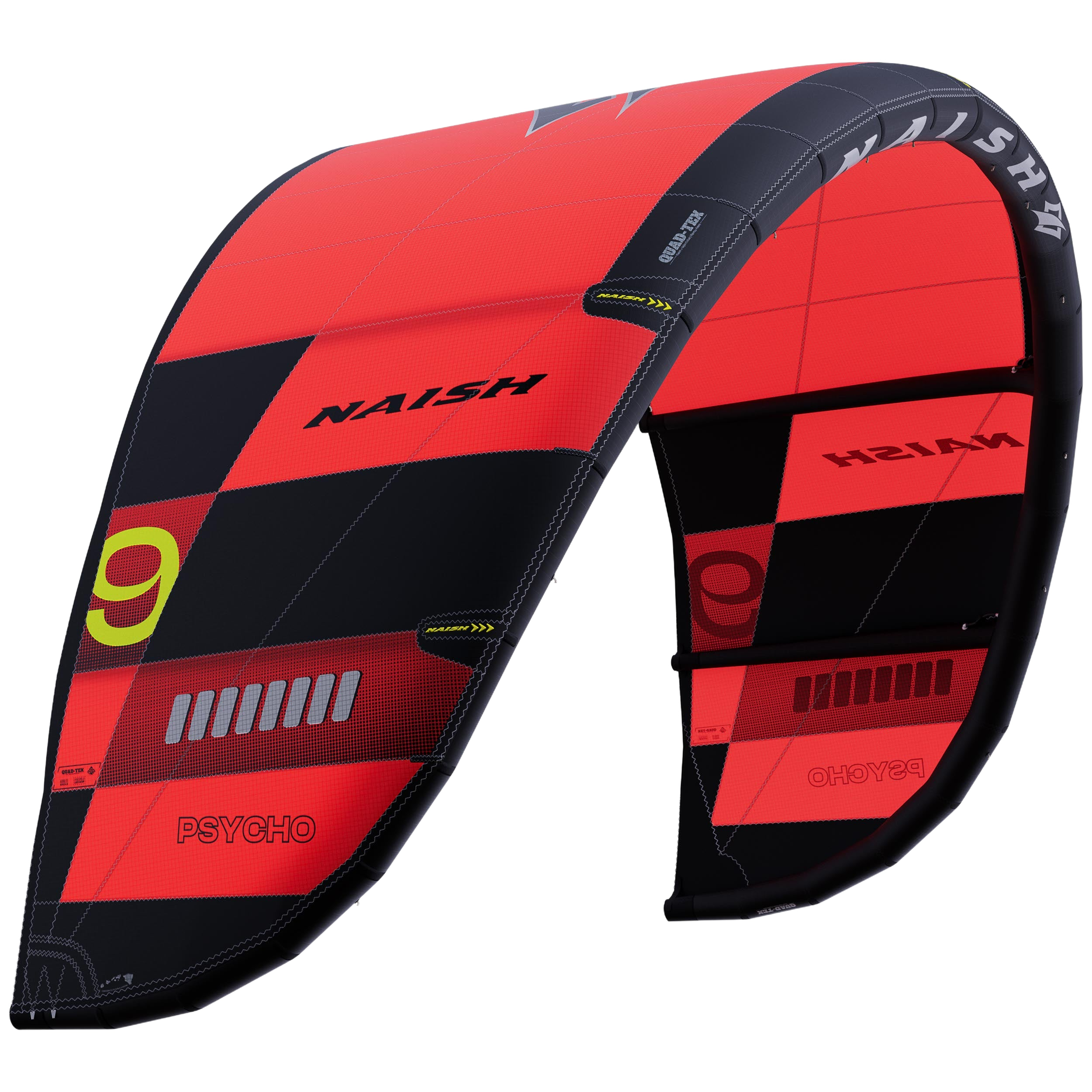 Naish Psycho 9 aile kite 9m Coral/Black big air