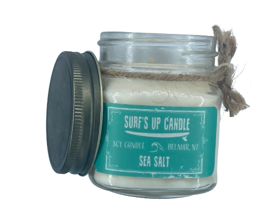 Surfpistols Surfs Up Candle bougie bio sel de mer 225 g