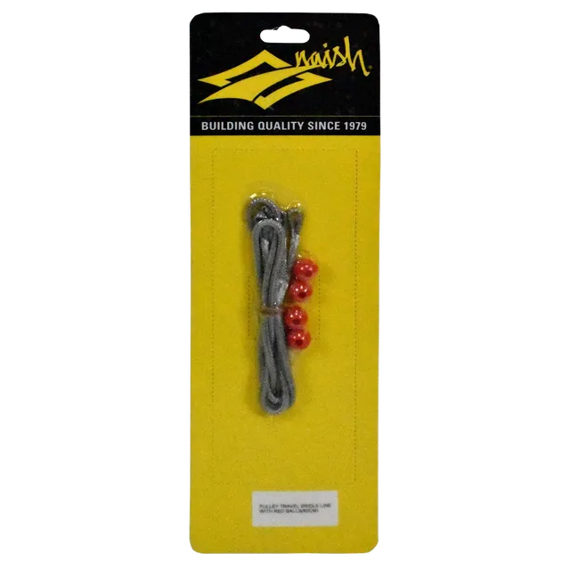 Naish Pulley Travel Bridle Line bride kite 60cm billes rouges