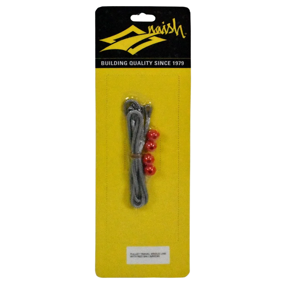 Naish Pulley Travel Bridle Line bride kite 60cm billes rouges