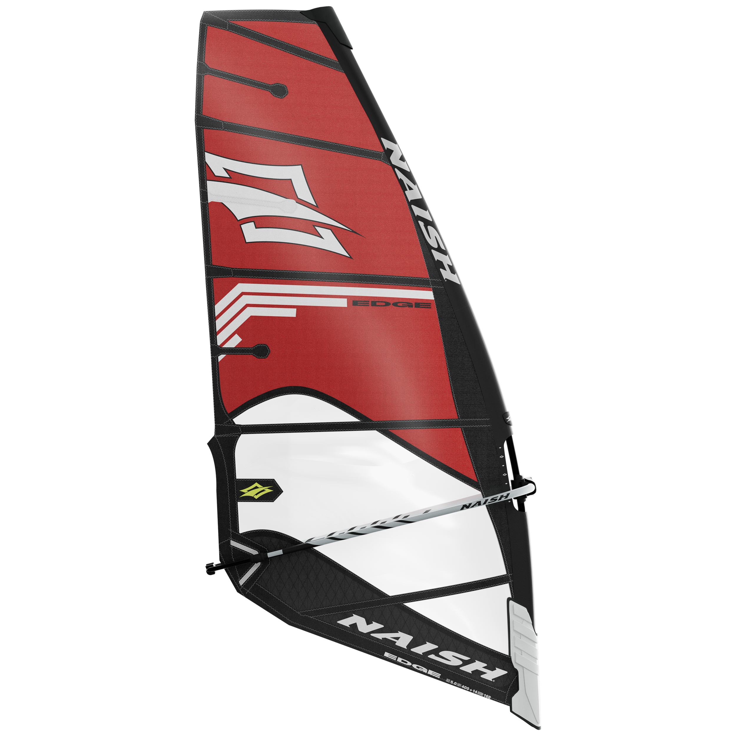Naish Edge voile windsurf Blanc Bleu 5.0 freeride