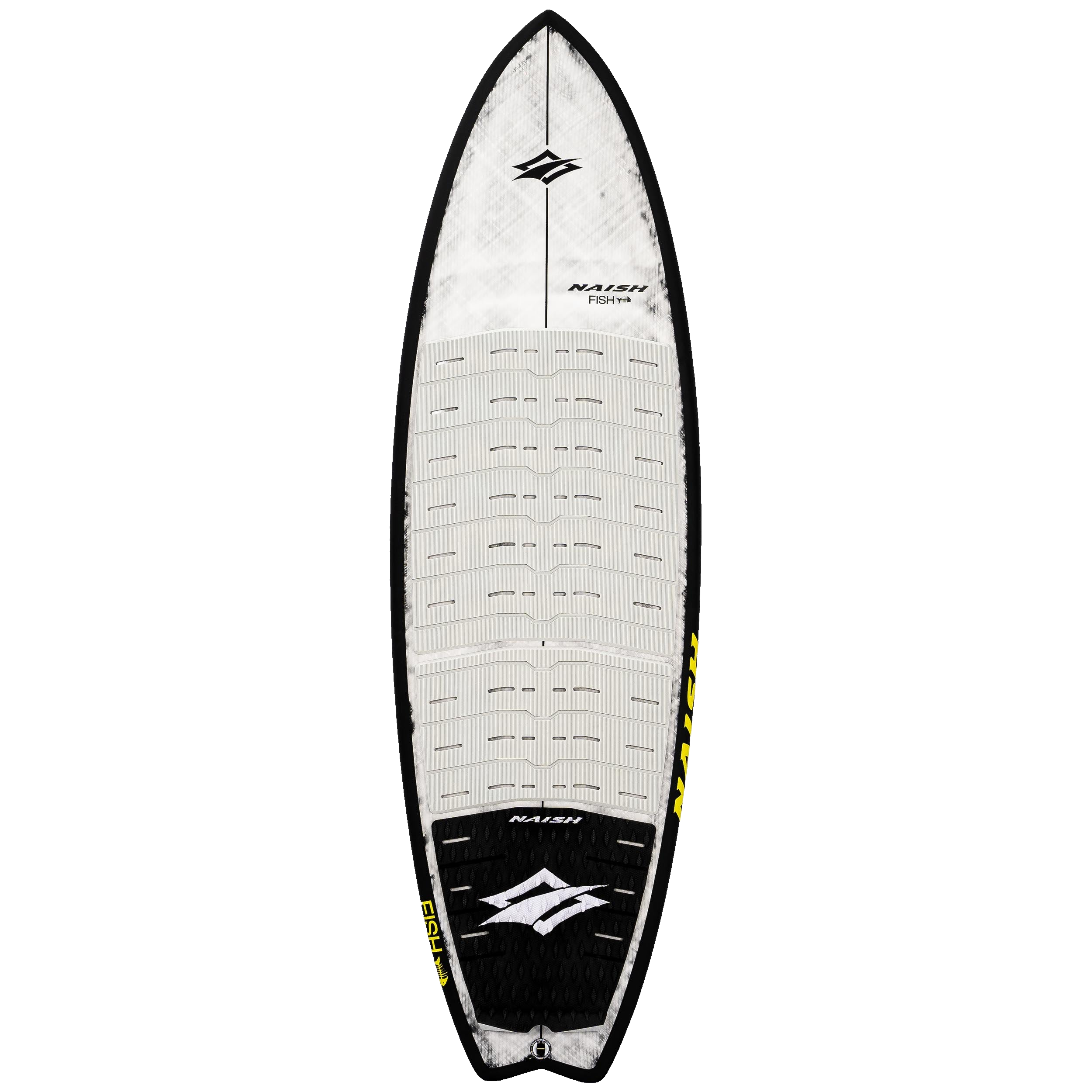 Naish Fish planche kite surf blanche 5'2" 25L vagues