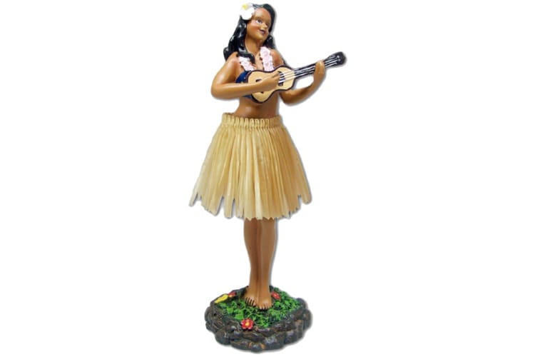 Surfpistols Vaianu poupée hawaïenne hula 18 cm ukulélé