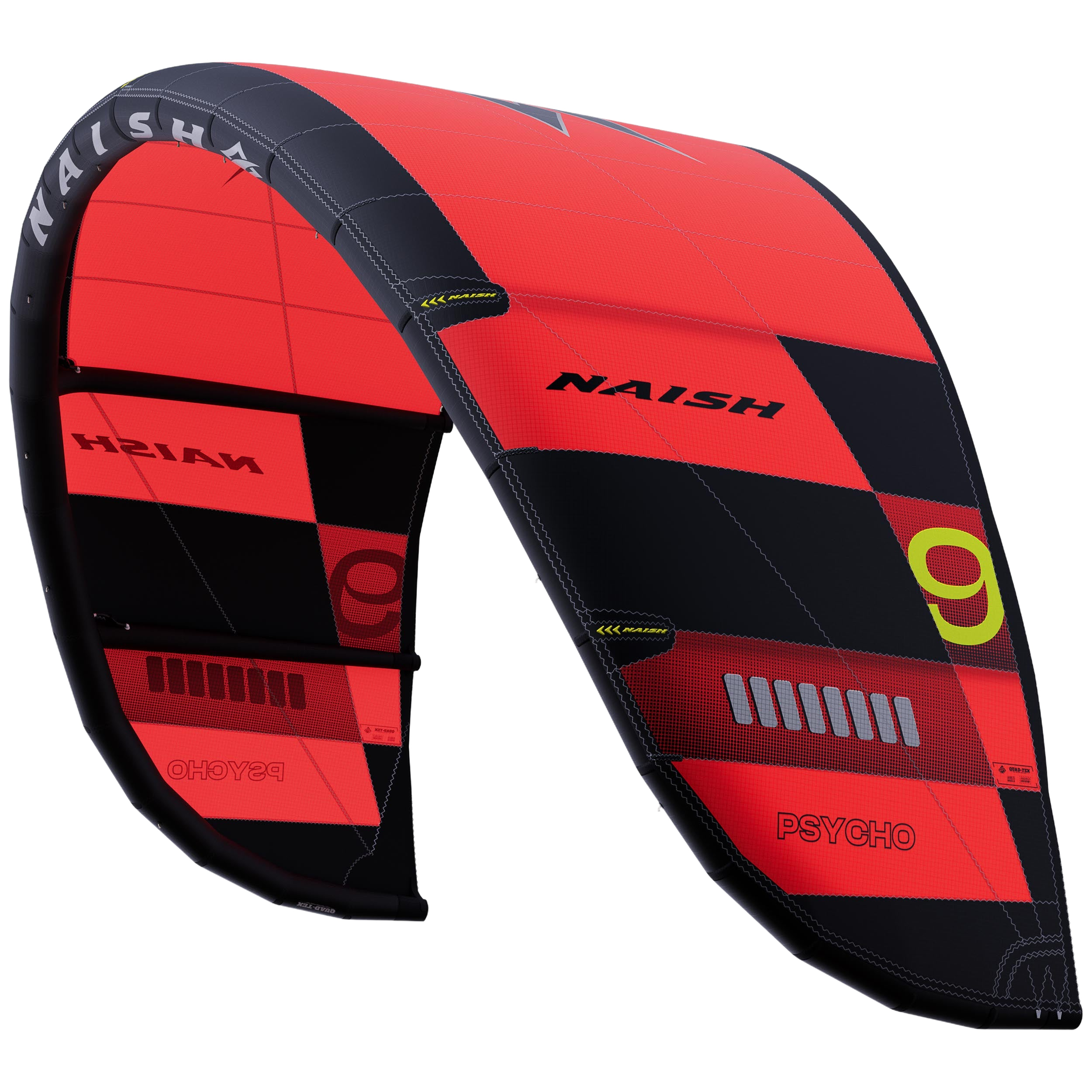 Naish Psycho 9 aile kite 9m Coral/Black big air