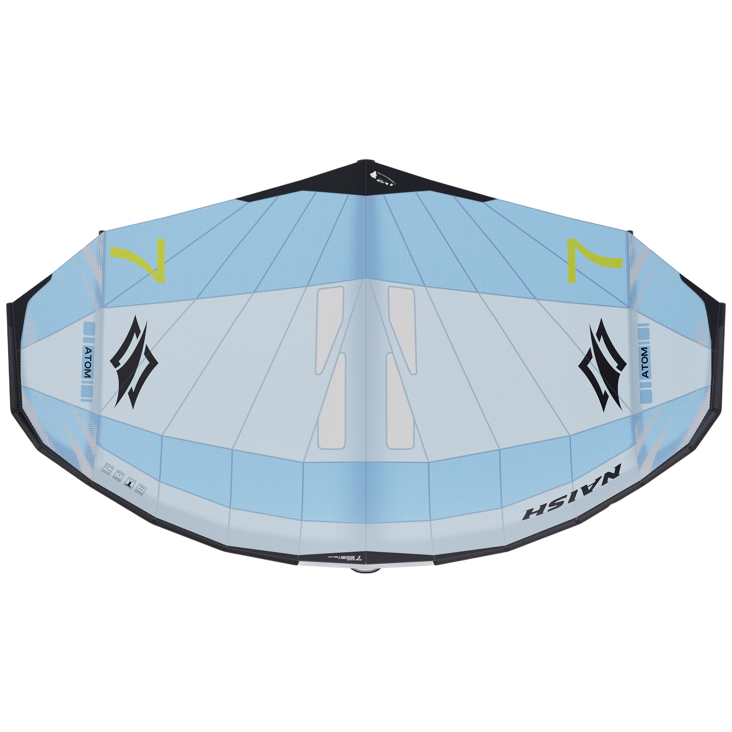 Naish Atom Aile Wing 7m Bleu Light Wind