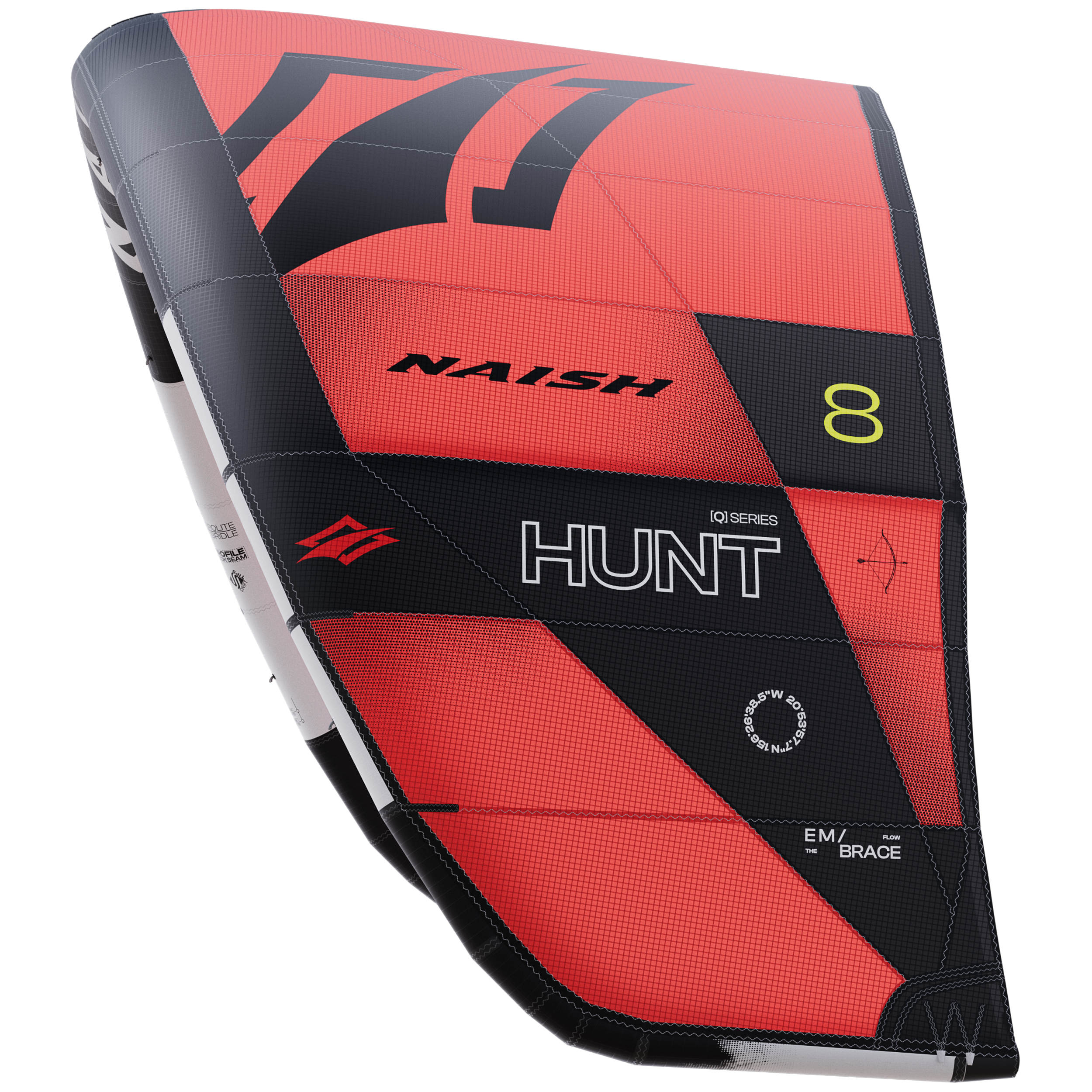 Naish Kites Hunt 9.0 aile kite blanche vagues
