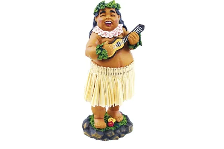 SURFPISTOLS Braddah poupée hawaïenne dansante 10 cm
