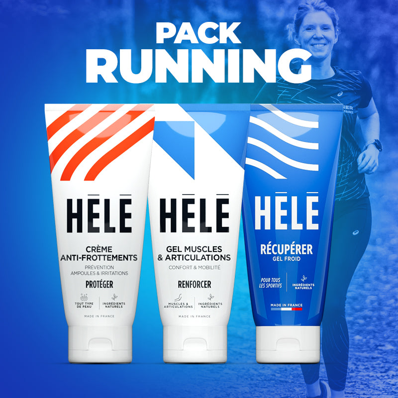 Hélé Pack Running routine coureur 3 soins