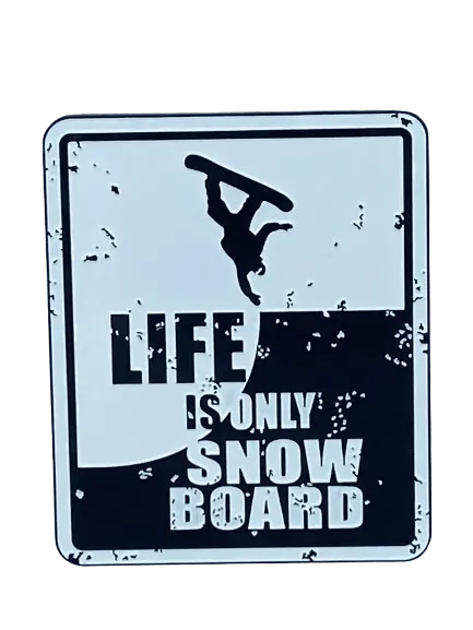 SURFPISTOLS Idées cadeaux magnet frigo LIFE IS ONLY SB