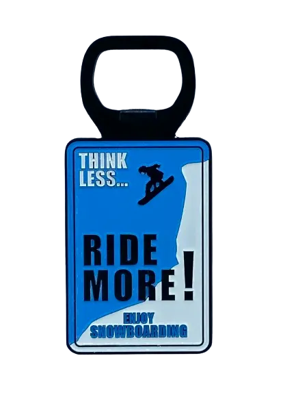 Surfpistols Ride More décapsuleur magnet snowboard