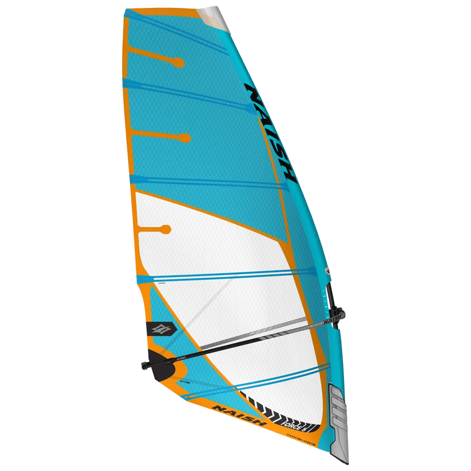 Naish Force 5 voile windsurf 5.0 bleue vague