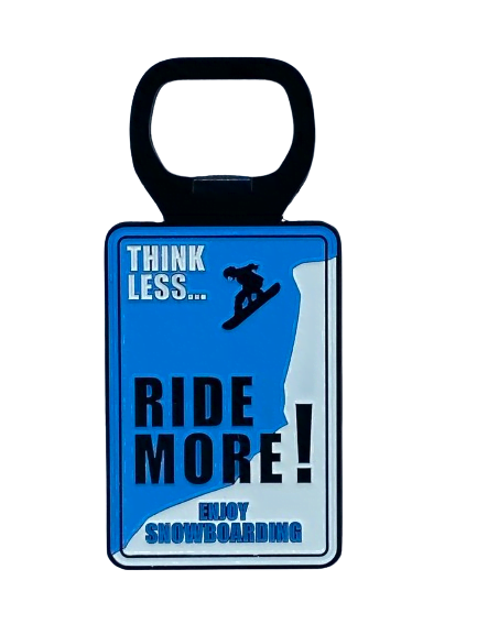 Surfpistols Ride More décapsuleur magnet snowboard
