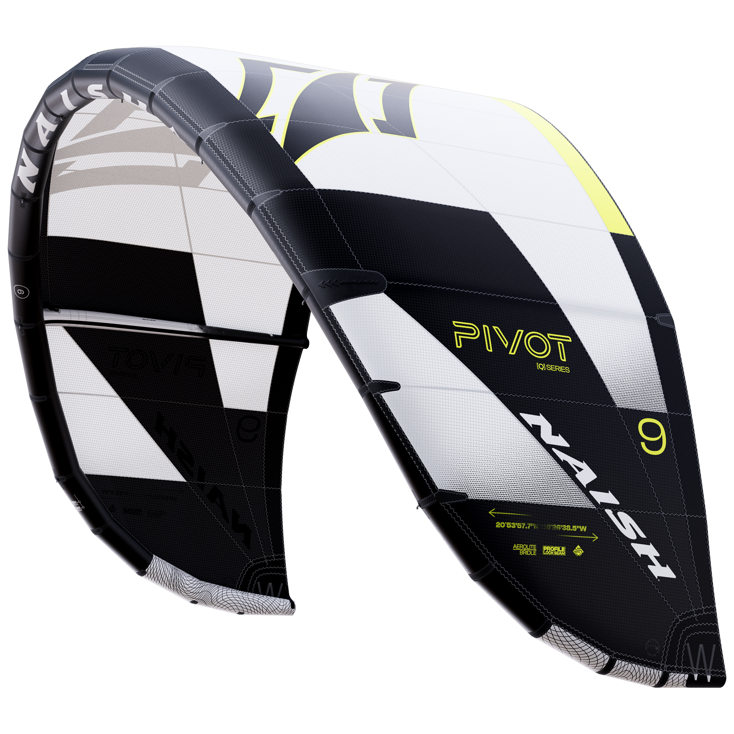 Naish Pivot aile kite violette 9m freeride polyvalente