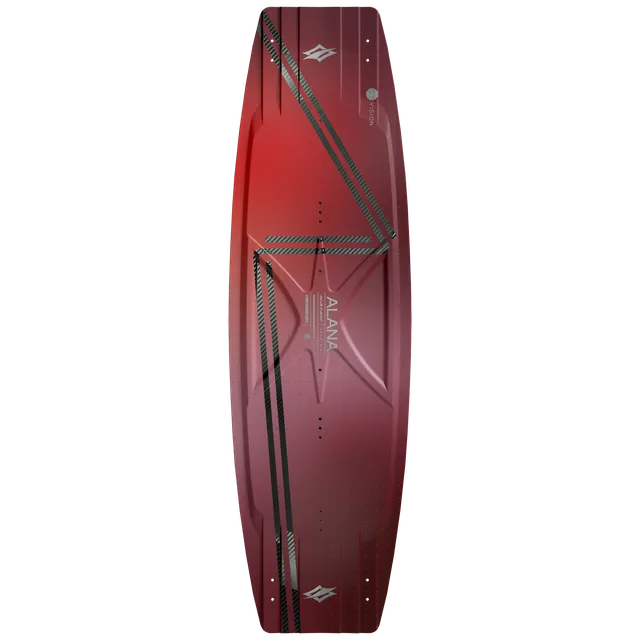 Naish Alana NVision planche twintip 136 carbone rose