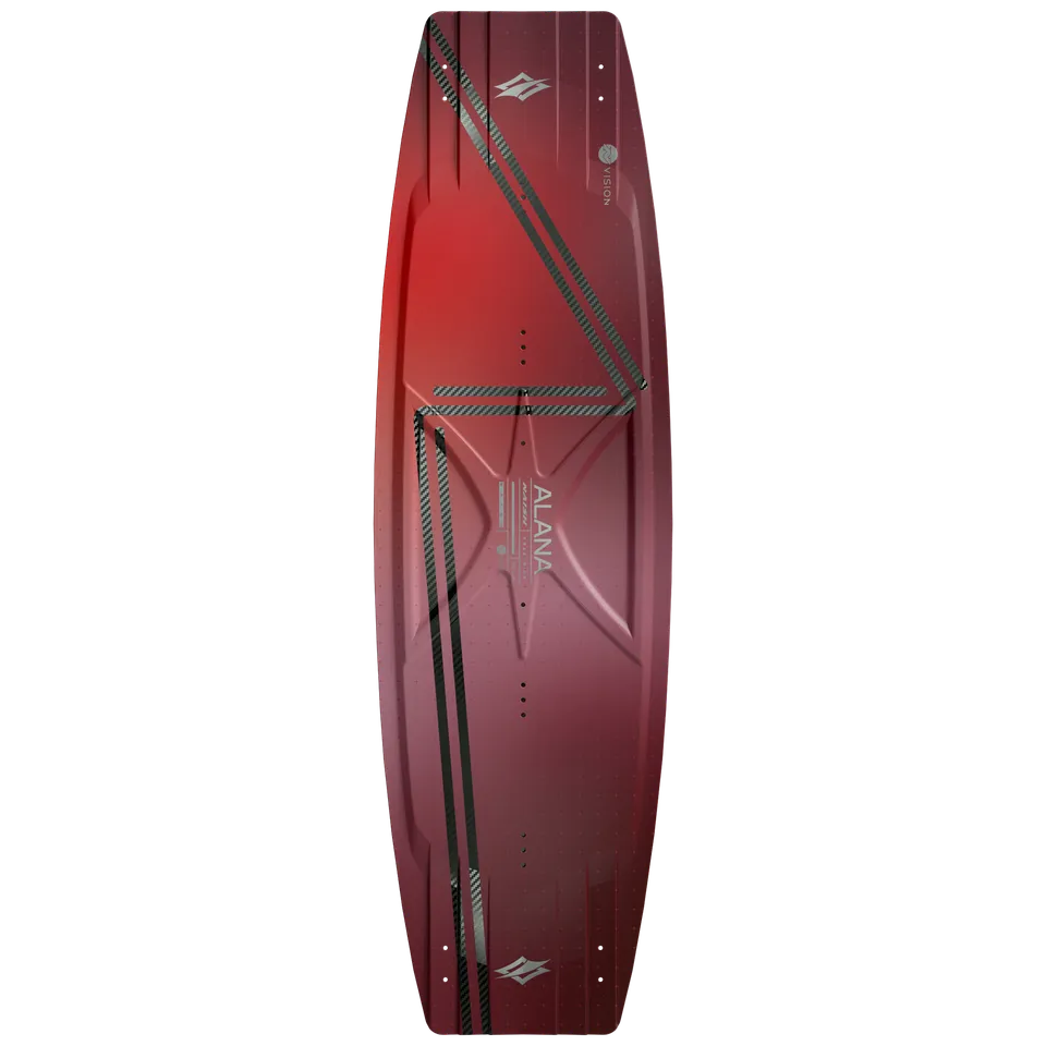 Naish Alana NVision planche twintip 136 carbone rose