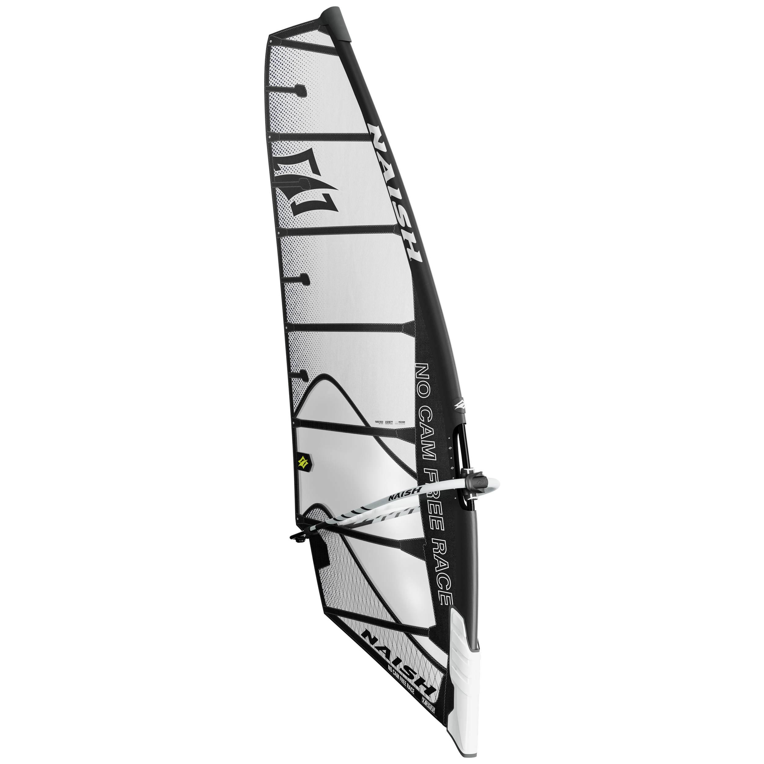 Naish No Cam Freerace 7.0 voile windsurf blanche