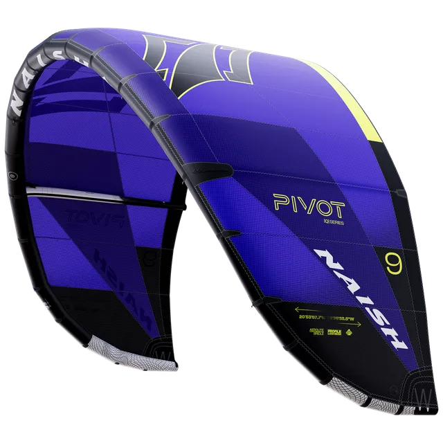 Naish Pivot aile kite violette 9m freeride polyvalente