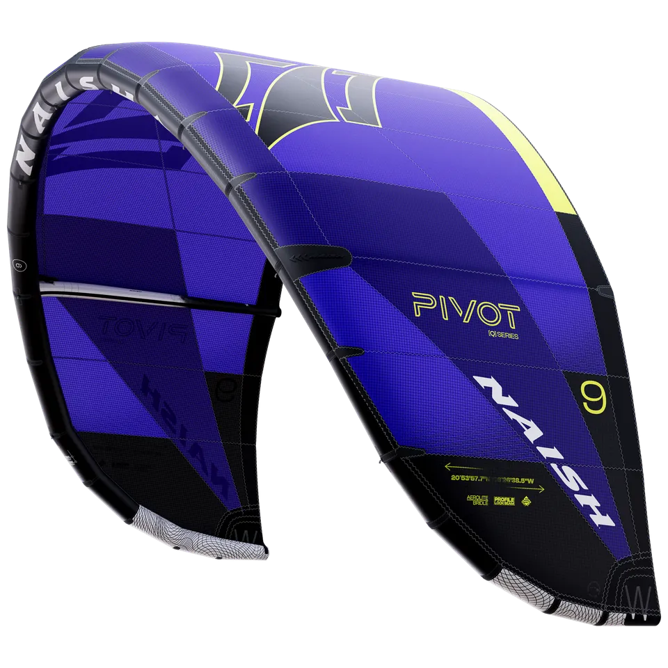 Naish Pivot aile kite violette 9m freeride polyvalente