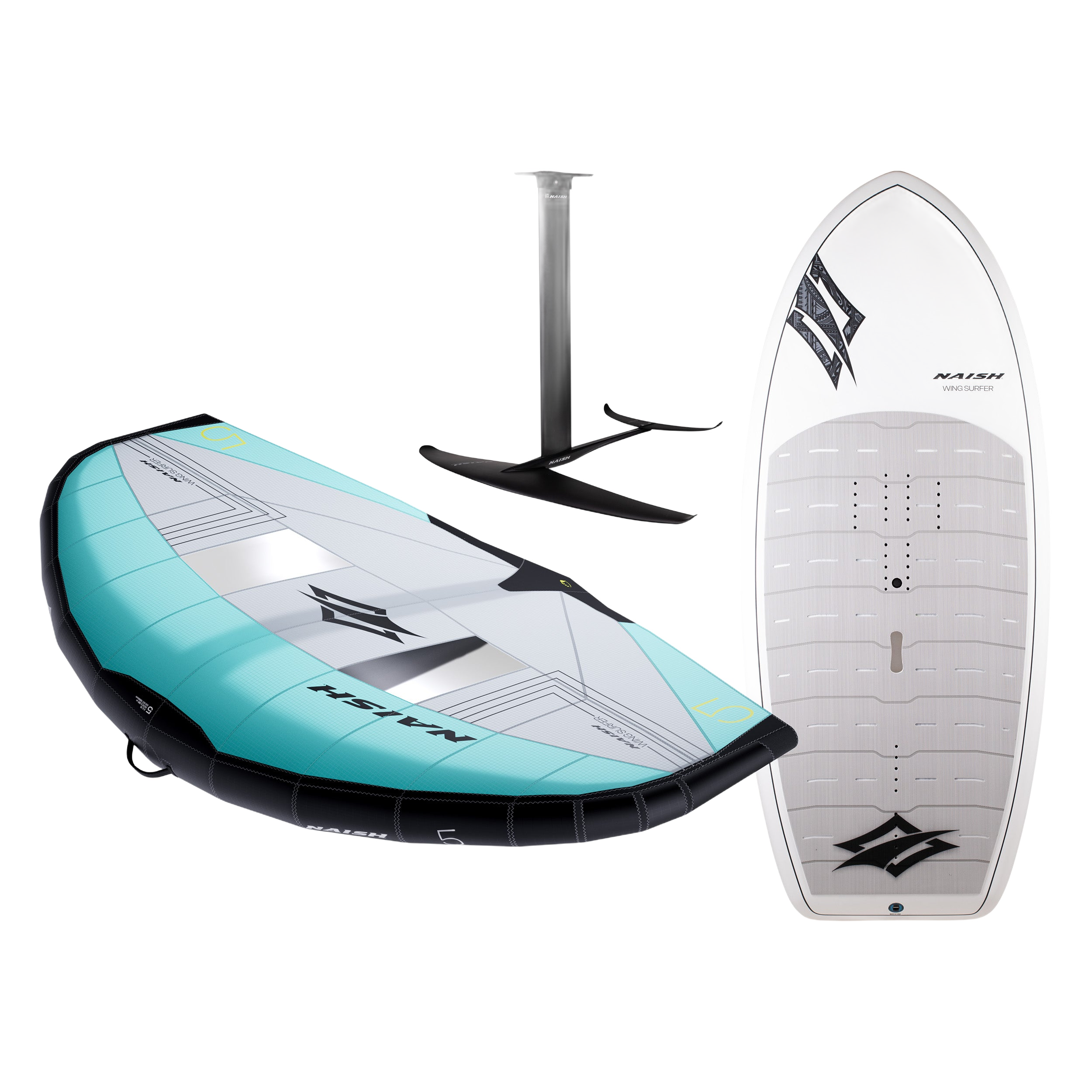 Naish Wingsurfer Package Pack Wingfoil Aile 5.0m 112L