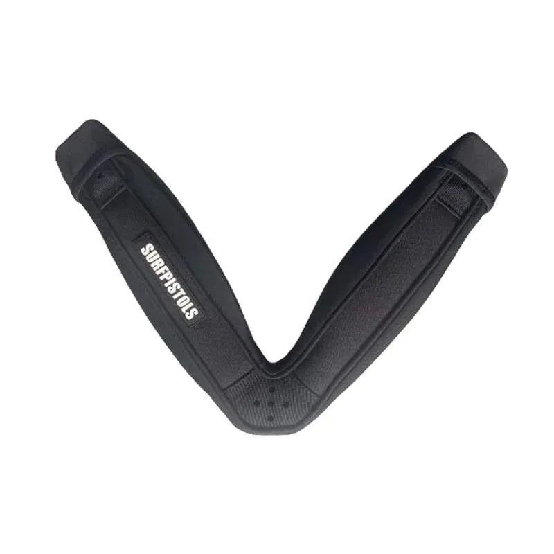 Surfpistols V Strap footstrap wing foil Deluxe noir