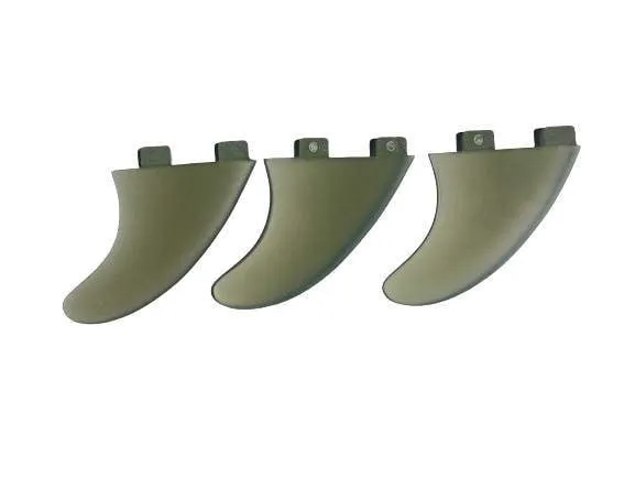Surfpistols Surf dérives Tri Fins Glass 2 Tabs taille M