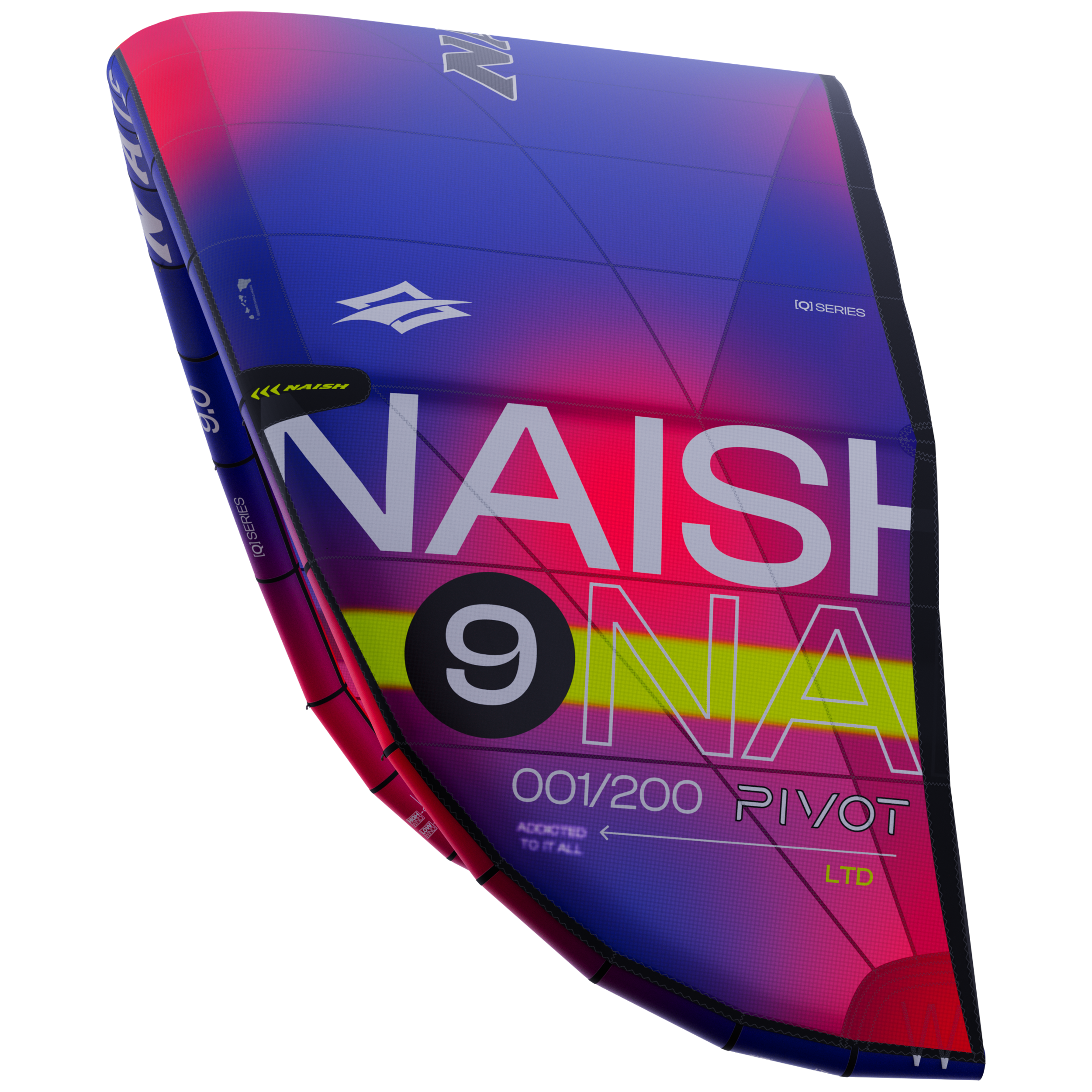 Naish Pivot LTD aile kite 9.0 multicolore édition limitée