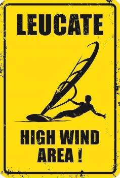 Surfpistols Plaque Métal Leucate Windsurf alu extérieur