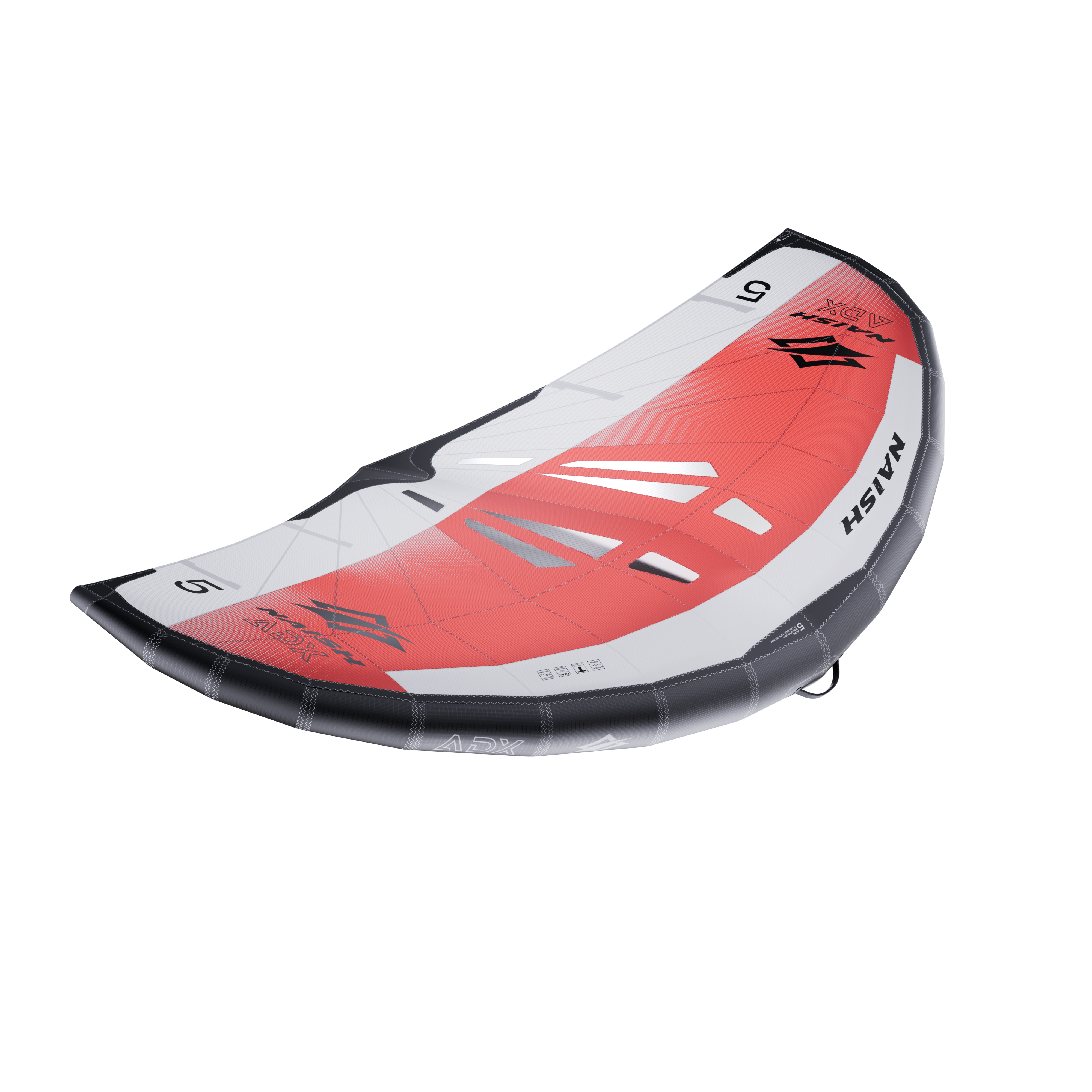 Naish ADX 5.0 aile de wing Red White freeride