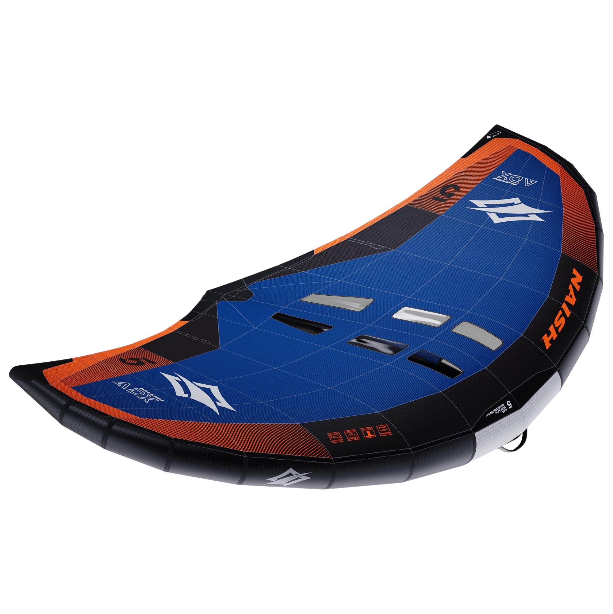 Naish ADX 2025 aile wing 4 m² bleu