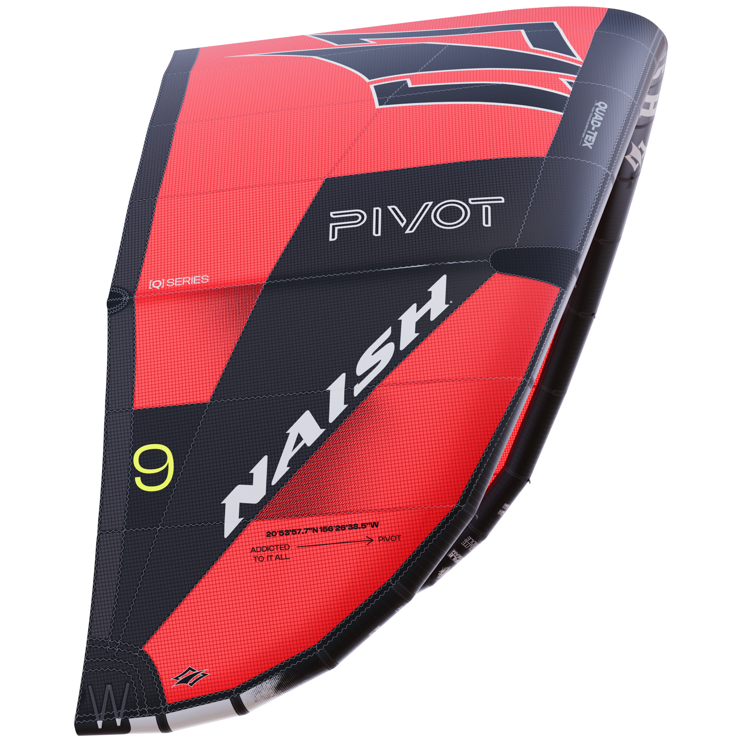 Naish Pivot [Q]Series kite 9 m rouge