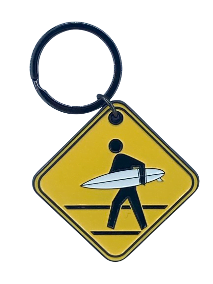 SURFPISTOLS Road Sign porte-clés surf 7 cm