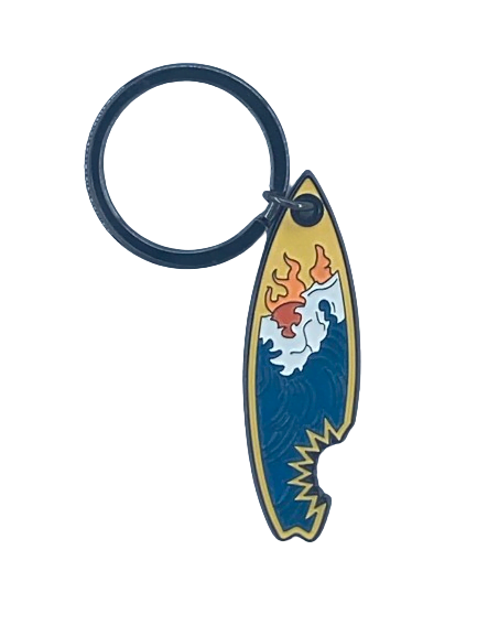 SURFPISTOLS Wave porte-clés surf métal 30 mm