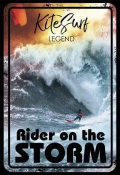 SURFPISTOLS Kitesurf Legend plaque métal déco rider intérieur